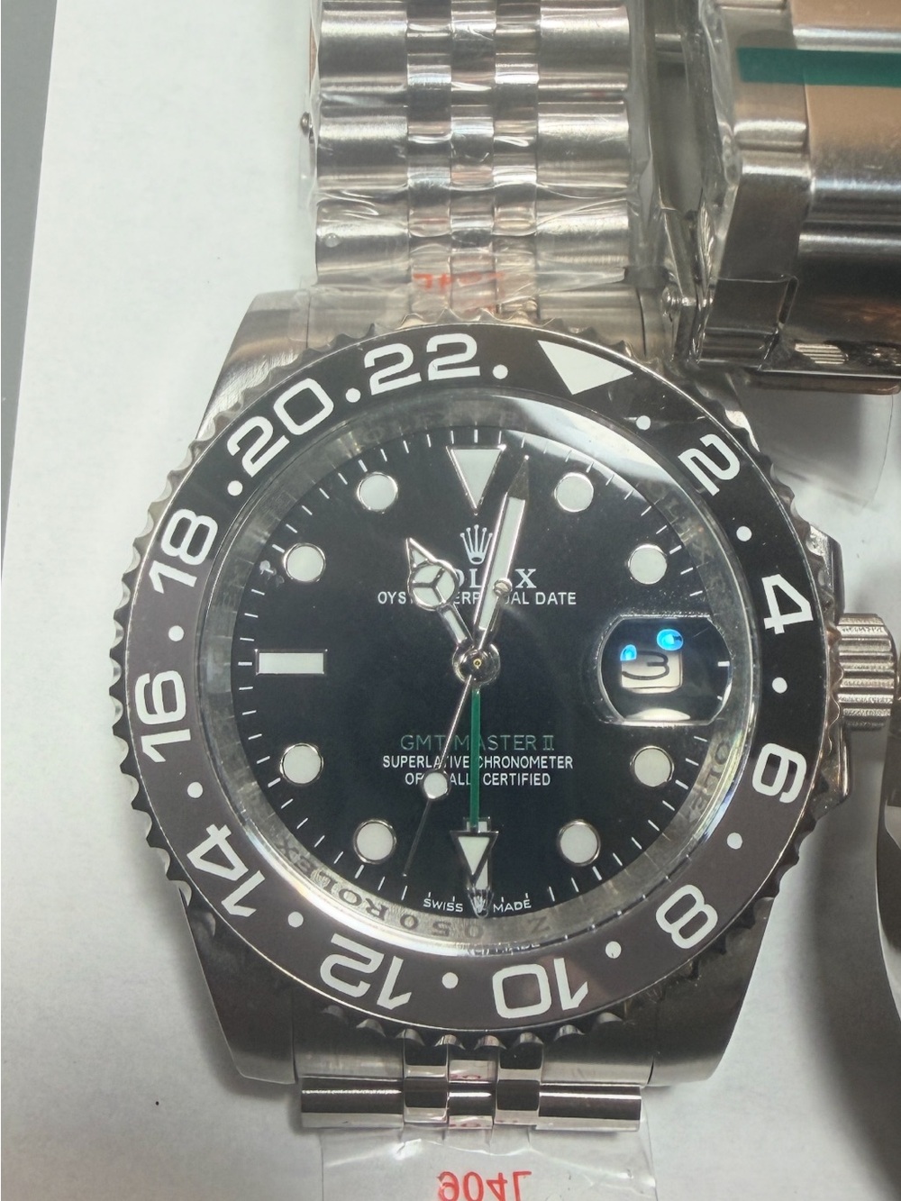 Bruce Wayne 40mm GMT watch automatic mechanical movement